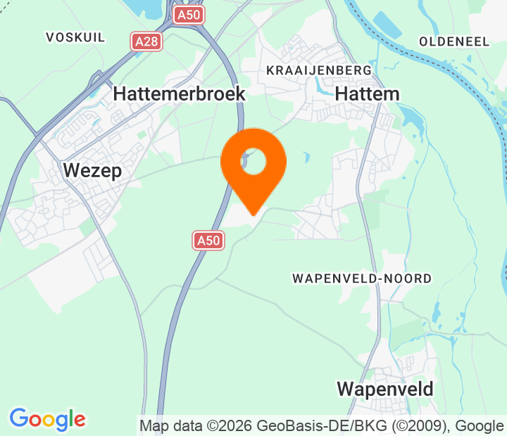Google Map of 52.455482503978,6.040565022235