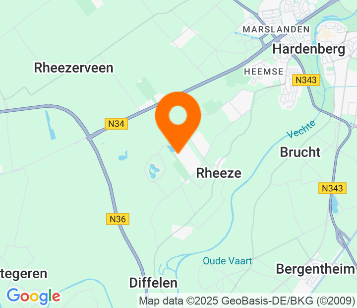 Google Map of 52.550794783885,6.5674802709781