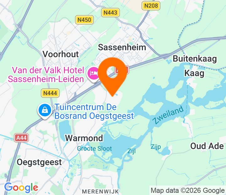 Google Map of 52.207873622755,4.5149348438629