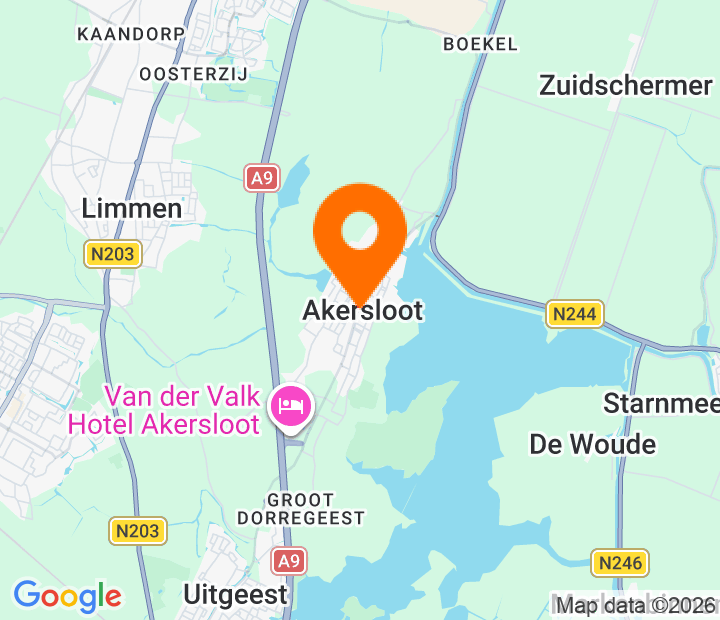 Google Map of 52.560914437207,4.7335080945173