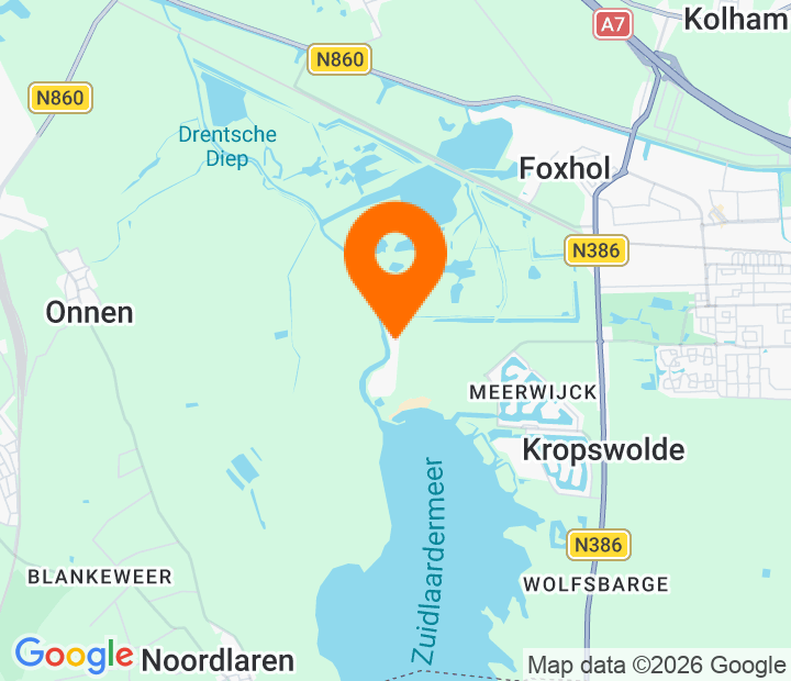 Google Map of 53.152108001274,6.6914858348433
