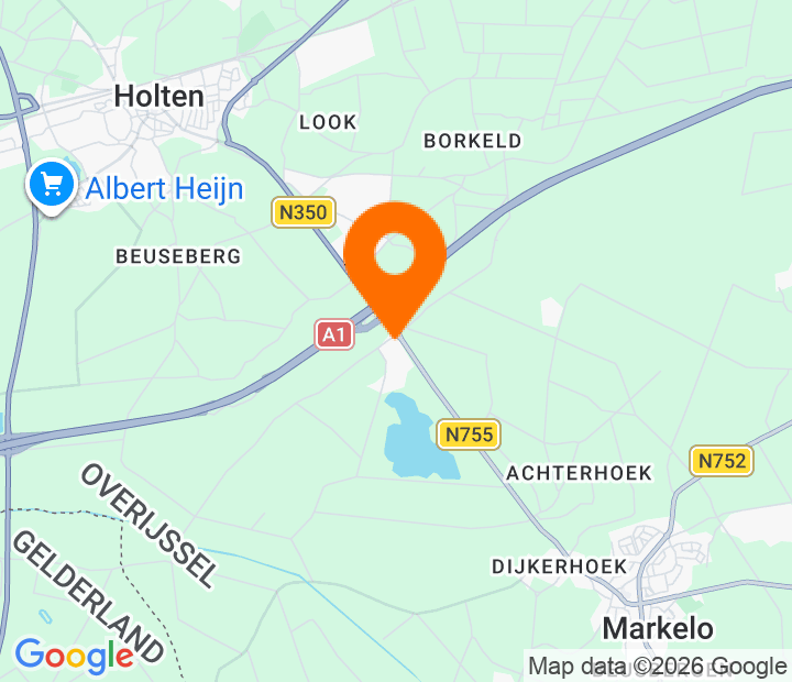 Google Map of 52.2593116,6.4592724